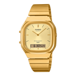 AQ-240EG Reloj Casio Vintage Unisex Correa Metal Dorado