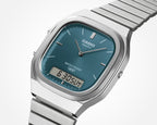 AQ-240E-3A Reloj Casio de dama pulsera de metal - Acero Inoxidable Plateado