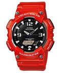 AQ-S810WC Reloj Casio Tough Solar Hombre Resina Rojo - Reloj original en Guatemala