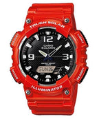 AQ-S810WC Reloj Casio Tough Solar Hombre Resina Rojo - Reloj original en Guatemala