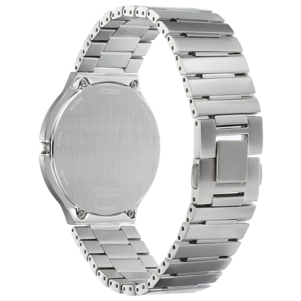 52E Reloj Citizen Eco-Drive Stiletto Unisex banda de metal - Vista lateral