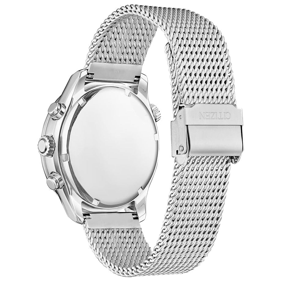 82L Citizen reloj para caballero pulsera mesh Eco-Drive - Vista lateral