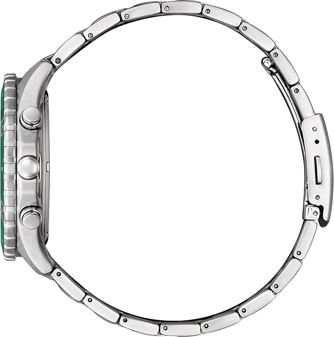 55E Citizen Eco-Drive Weekender Sport reloj de hombre correa de metal - Detalle de esfera