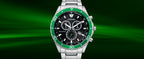 55E Citizen Eco-Drive Weekender Sport reloj de hombre correa de metal - Vista trasera