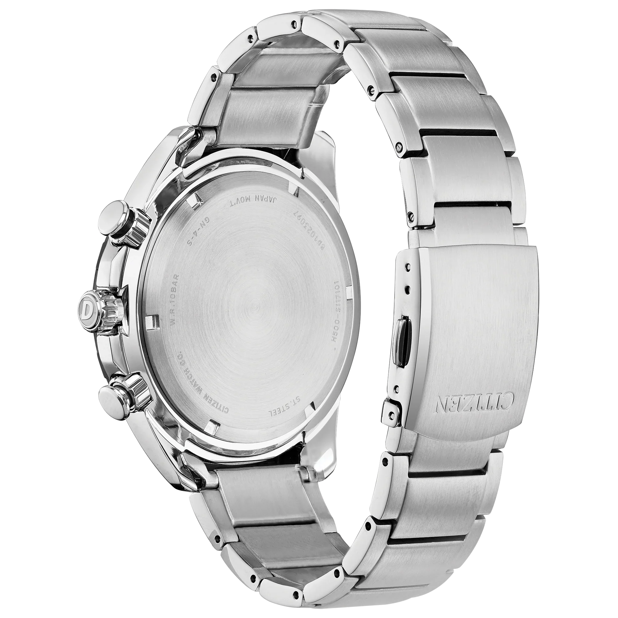 51L Reloj Citizen Eco-Drive Sport Hombre Correa de Acero - Vista lateral