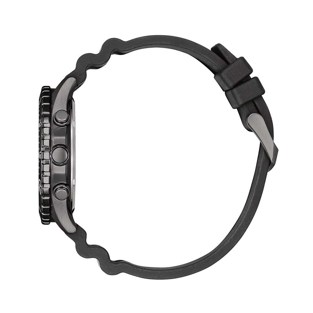 18L Citizen Eco-Drive Reloj para hombre pulsera de caucho - Vista lateral