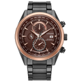 51X Reloj Citizen Eco-Drive Attesa Hombre Acero Negro Verde - Reloj original en Guatemala