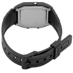 AW-48HE Reloj Casio Unisex Resina Negro - Vista trasera