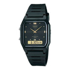 AW-48HE Reloj Casio Unisex Resina Negro - Reloj original en Guatemala