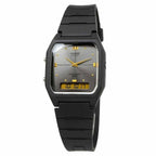 AW-48HE Reloj Casio Retro Unisex Resina Negro - Detalle de esfera