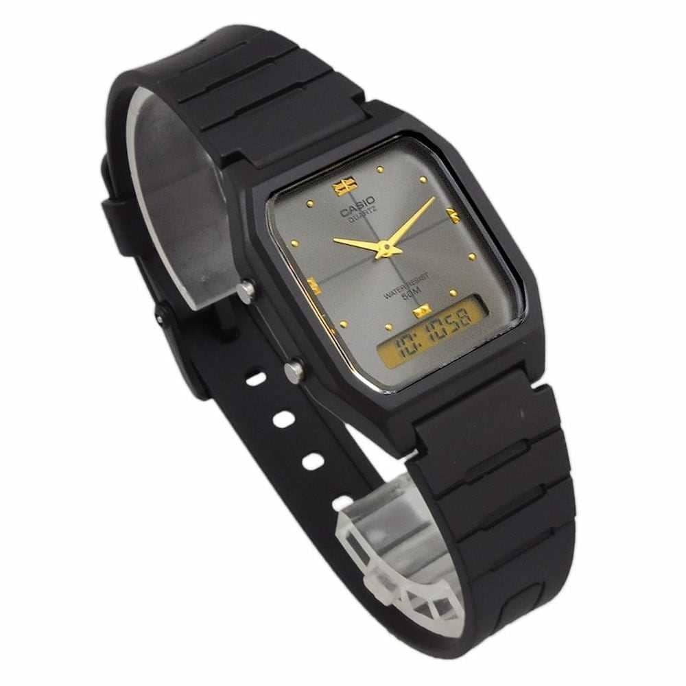 AW-48HE Reloj Casio Retro Unisex Resina Negro - Vista lateral