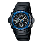 AW-591 Reloj G-Shock Hombre Resina Negro Azul