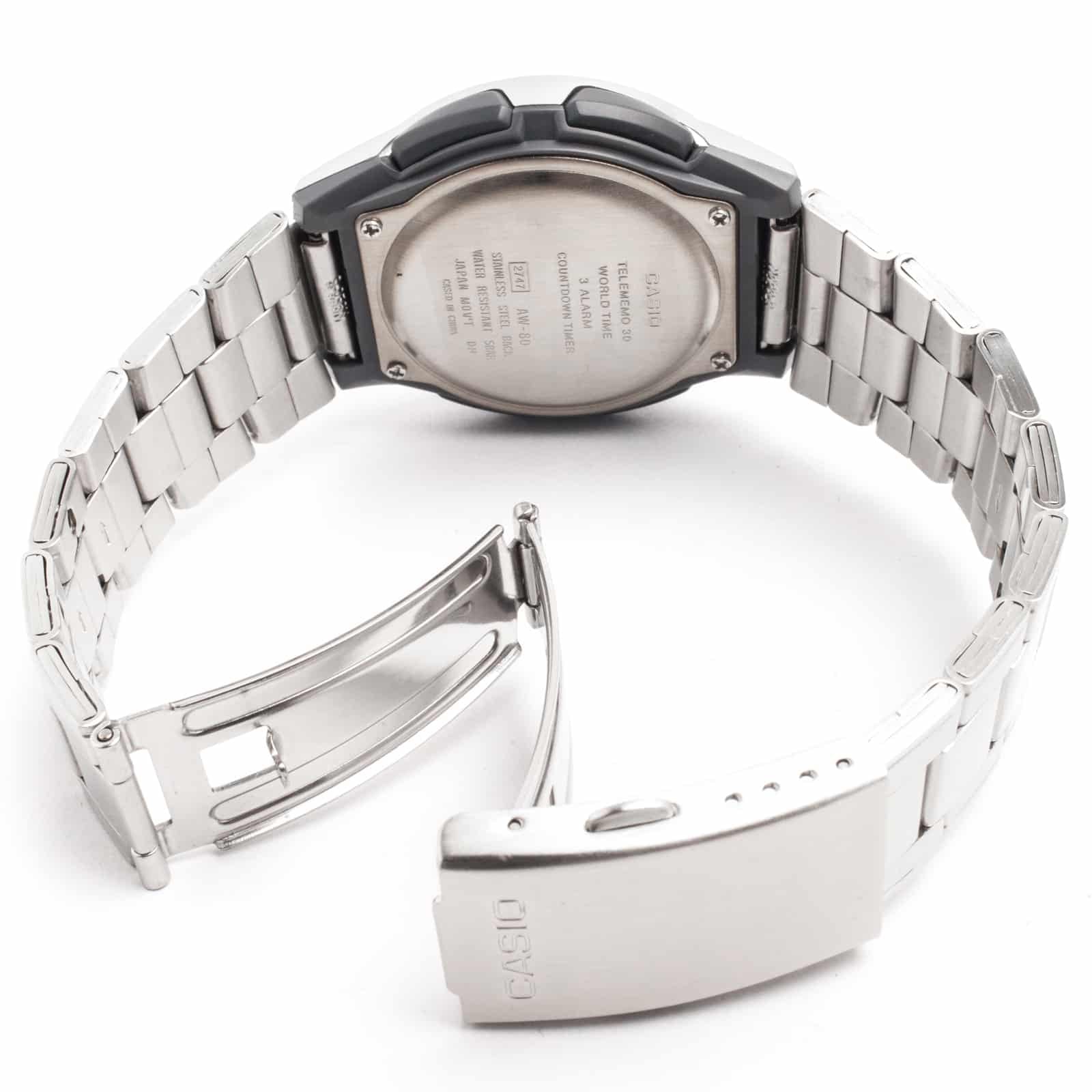 AW-80D Reloj Casio Telememo Hombre Correa de Acero - Vista 5