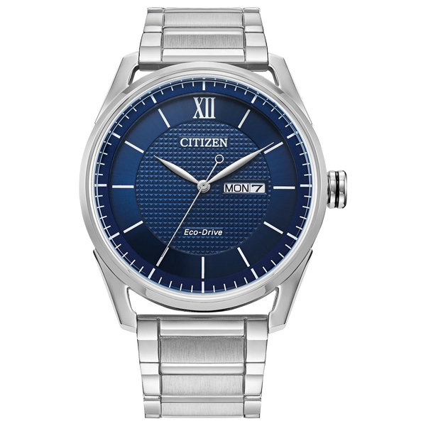 AW0081-54L Reloj Citizen Classic de hombre pulsera de metal plateado