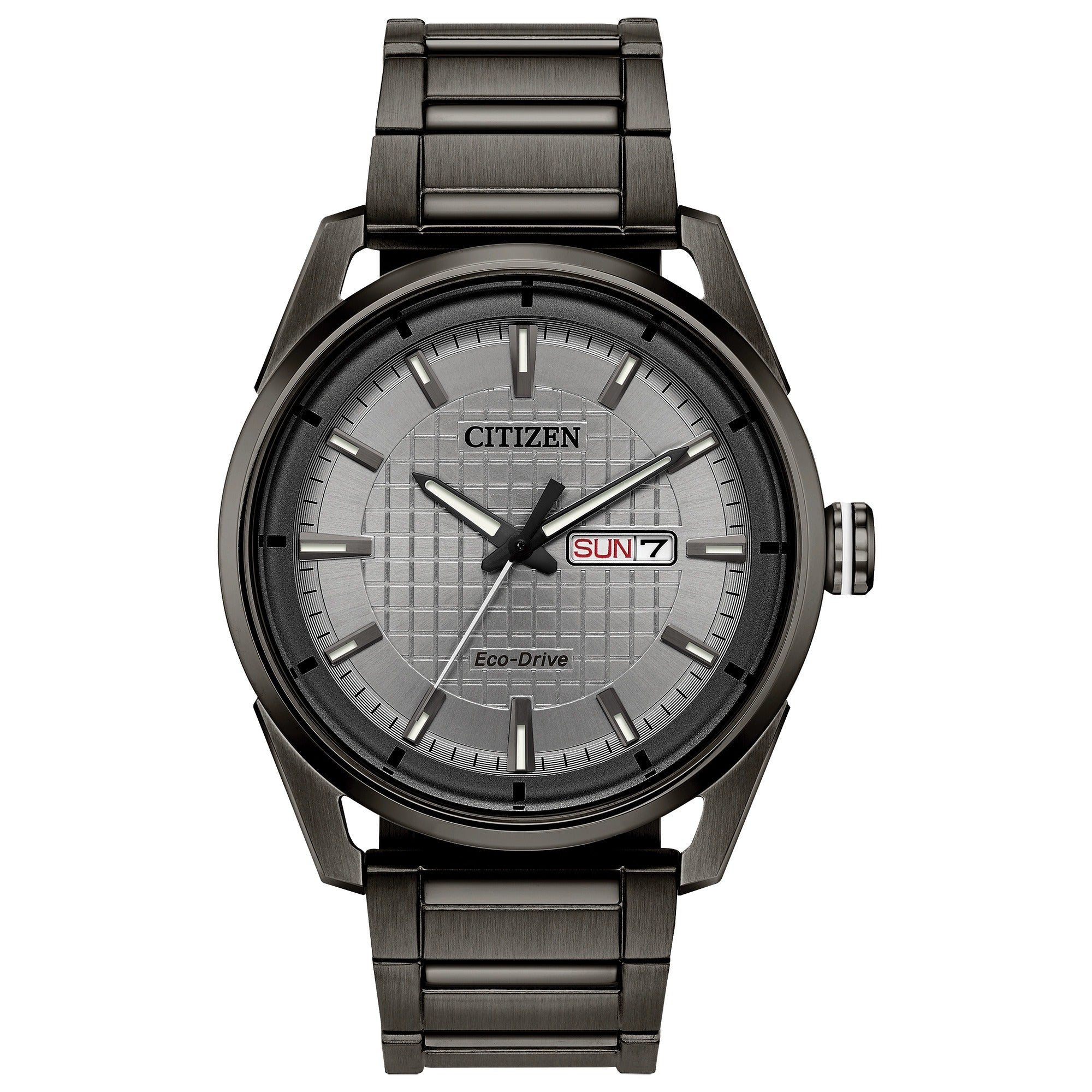 AW0087-58H Reloj Citizen CTO Eco-Drive de hombre correa de metal - Acero Inoxidable Negro