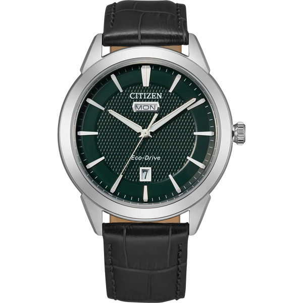 02X Reloj Citizen Rolan de hombre pulsera de piel Eco-Drive - Reloj original en Guatemala