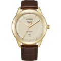 07Q Reloj Citizen Rolan de hombre correa de piel 40 mm Eco-drive - Reloj original en Guatemala