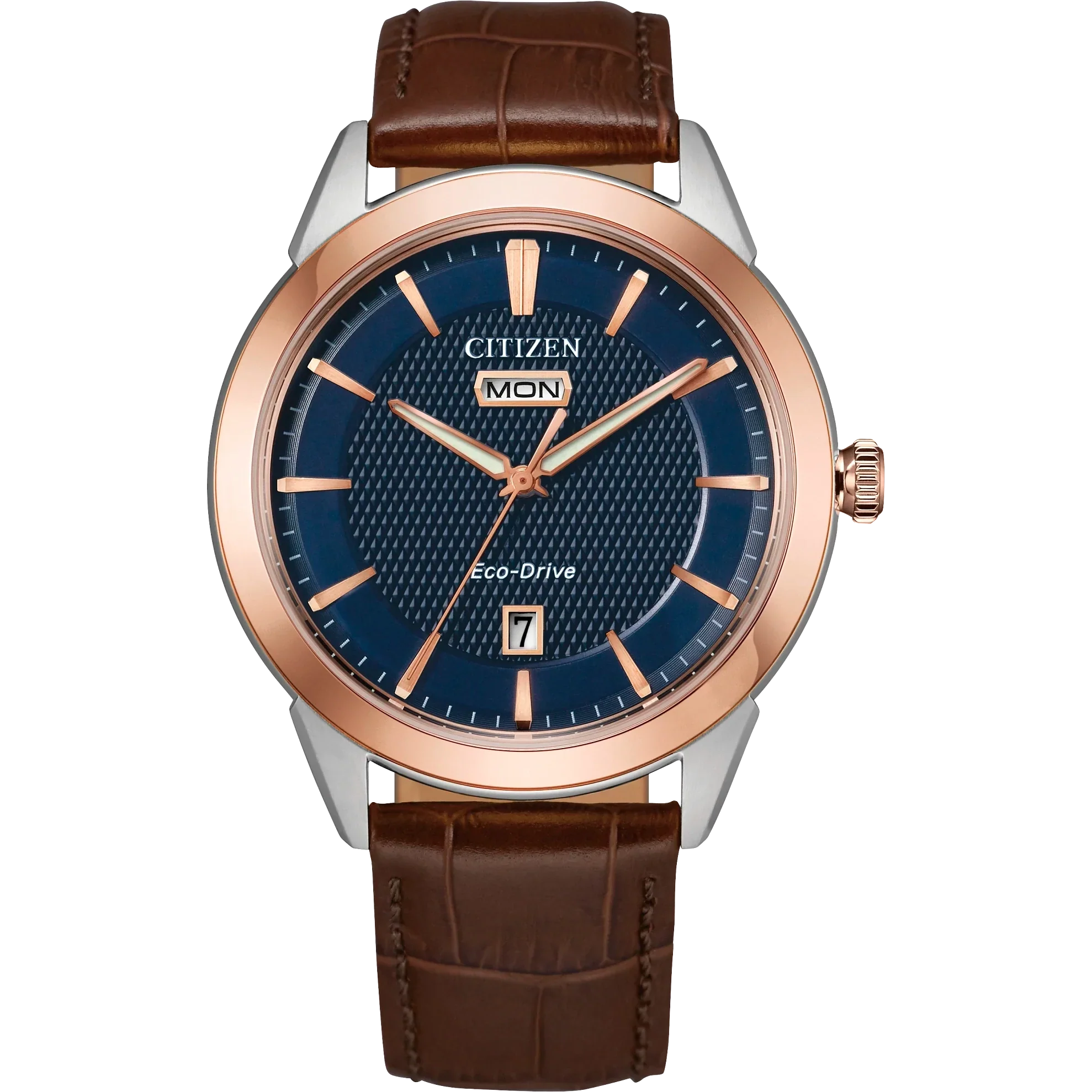 06L Reloj Citizen Rolan Eco Drive de hombre pulsera de cuero Eco-Drive - Reloj original en Guatemala