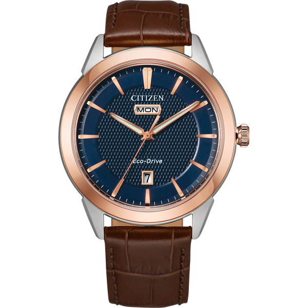 06L Reloj Citizen Rolan Eco Drive de hombre pulsera de cuero Eco-Drive - Reloj original en Guatemala