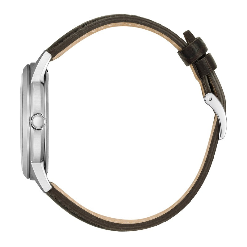 AW0100-19A Reloj Citizen Eco-Drive Dress de hombre correa de cuero - Cuero Marrón