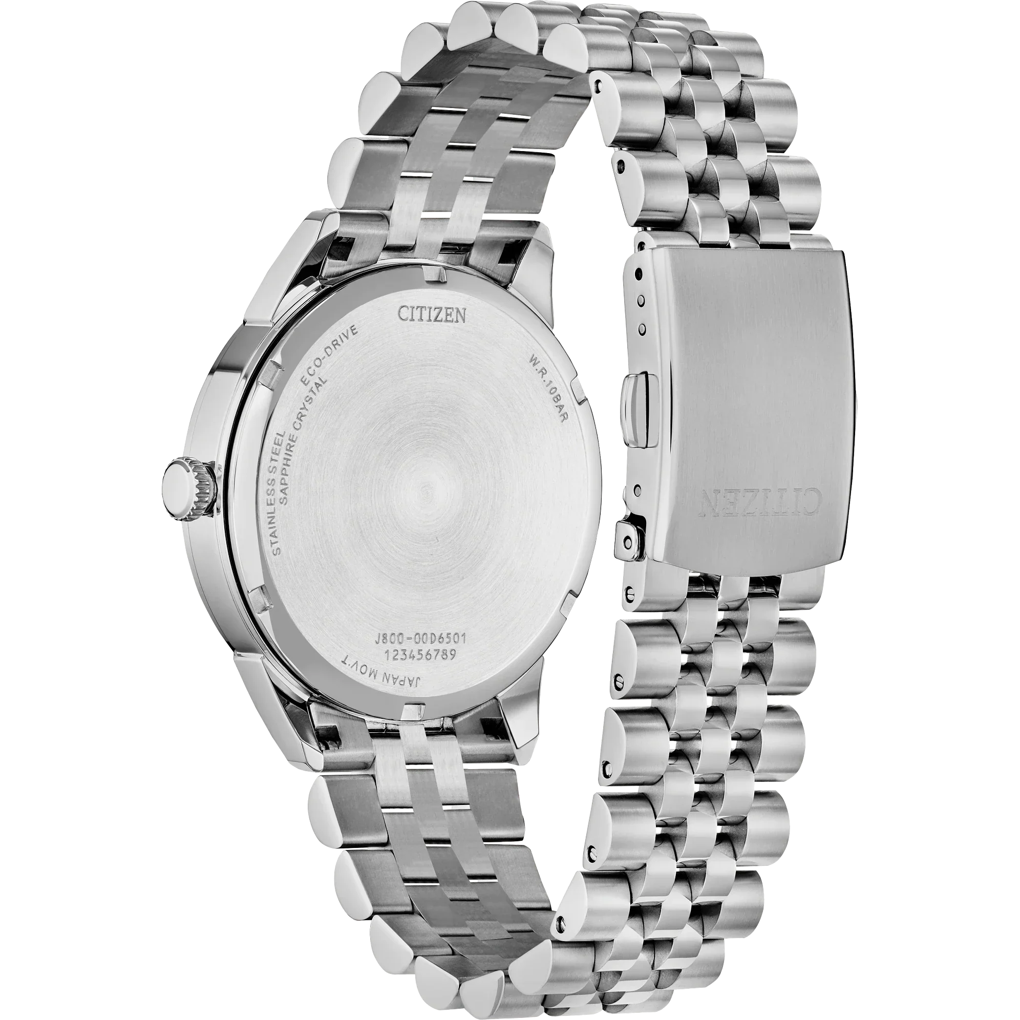 Reloj Citizen Rolan Hombre Acero Esfera Azul - Vista lateral