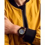 Reloj 66W Citizen Wolverine Edition Marvel Eco-drive de hombre pulsera de metal - Detalle de esfera