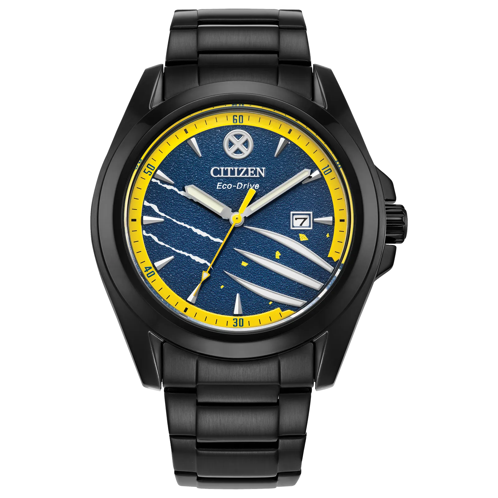 Reloj 66W Citizen Wolverine Edition Marvel Eco-drive de hombre pulsera de metal - Reloj original en Guatemala