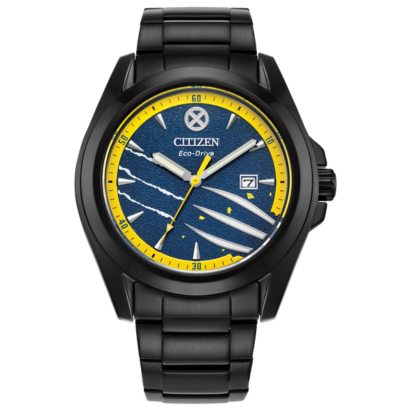 Reloj 66W Citizen Wolverine Edition Marvel Eco-drive de hombre pulsera de metal - Reloj original en Guatemala