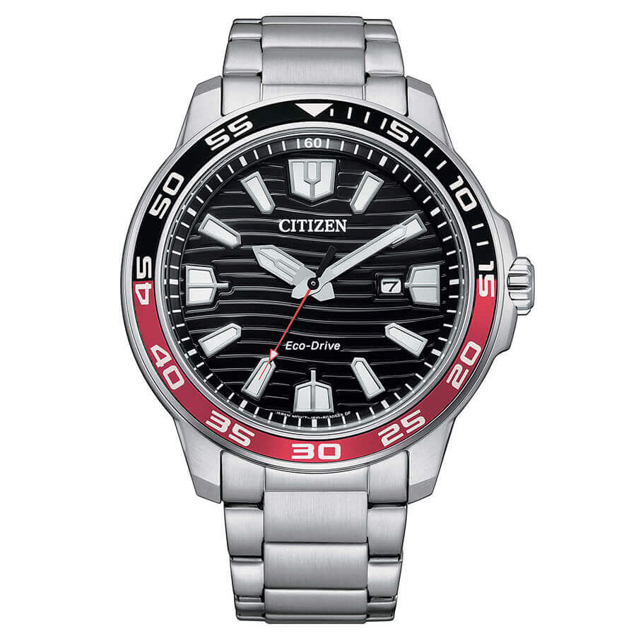 AW1527-86E Citizen Marine Sport Eco-drive para caballero pulsera de metal