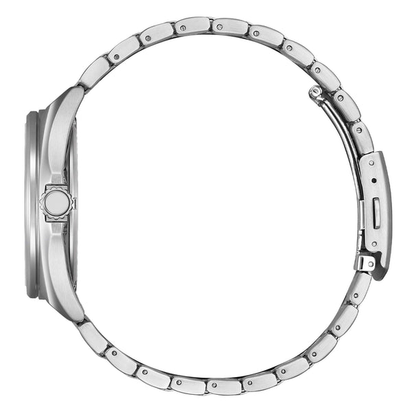 76L Reloj Citizen Corso Eco-Drive Hombre Acero Esfera Azul - Vista lateral