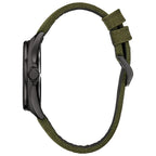 16A Reloj Citizen Corso Eco-Drive Hombre Correa Tela Verde - Detalle de esfera