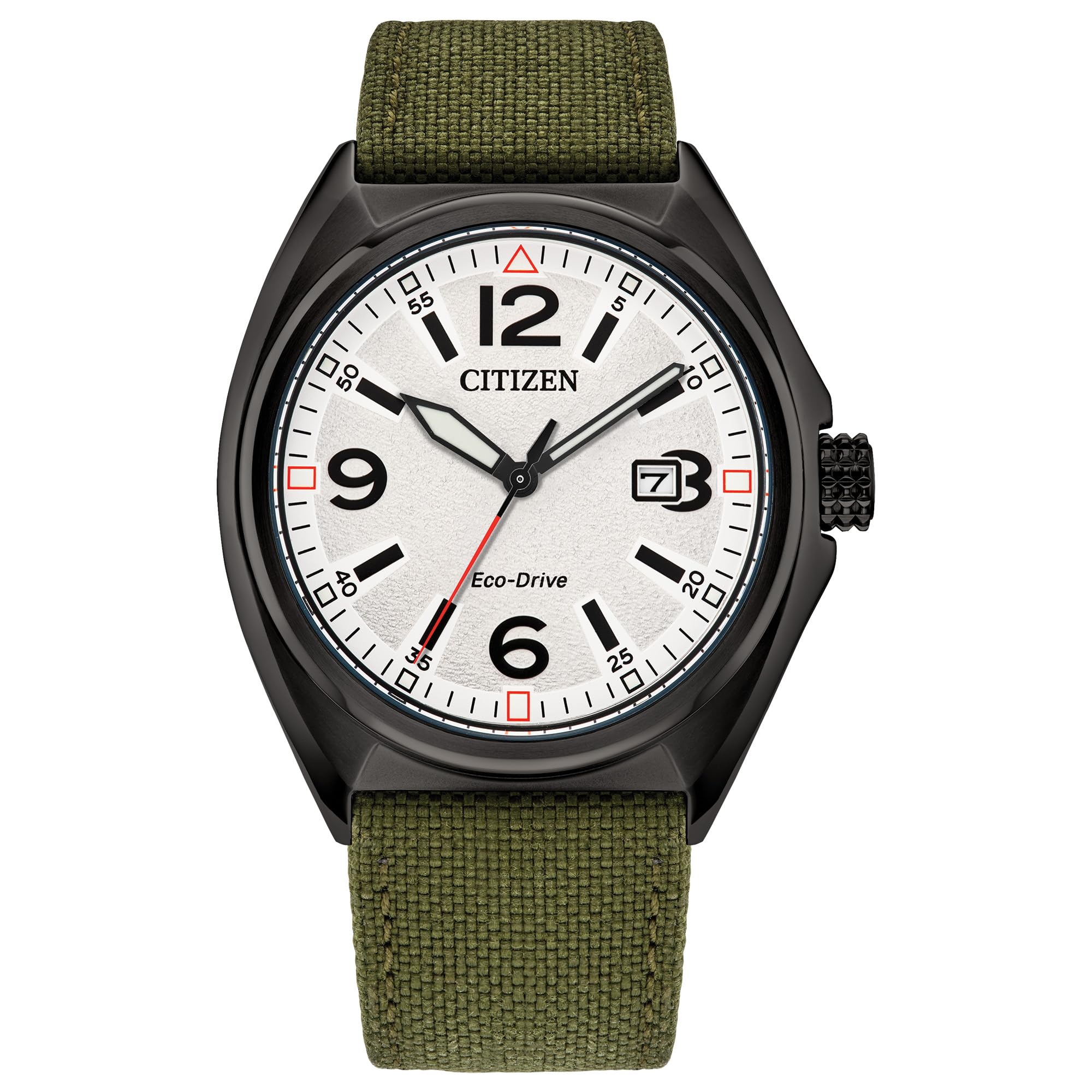 16A Reloj Citizen Corso Eco-Drive Hombre Correa Tela Verde - Reloj original en Guatemala