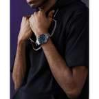 Reloj 50W Citizen Black Panter Marvel Edition de hombre pulsera de acero inoxidable Eco-drive - Vista trasera