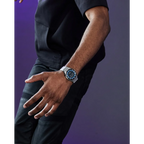 Reloj 50W Citizen Black Panter Marvel Edition de hombre pulsera de acero inoxidable Eco-drive - Detalle de esfera