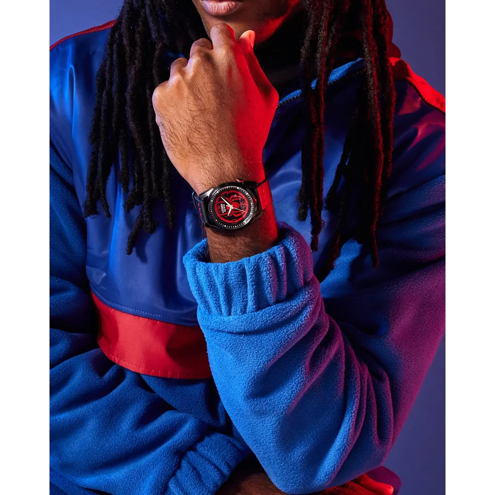 Reloj 00W Citizen Spider-Man Miles Morales Marvel Edition de caballero pulsera de piel Eco-drive - Vista 5
