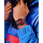 Reloj 00W Citizen Spider-Man Miles Morales Marvel Edition de caballero pulsera de piel Eco-drive - Vista trasera