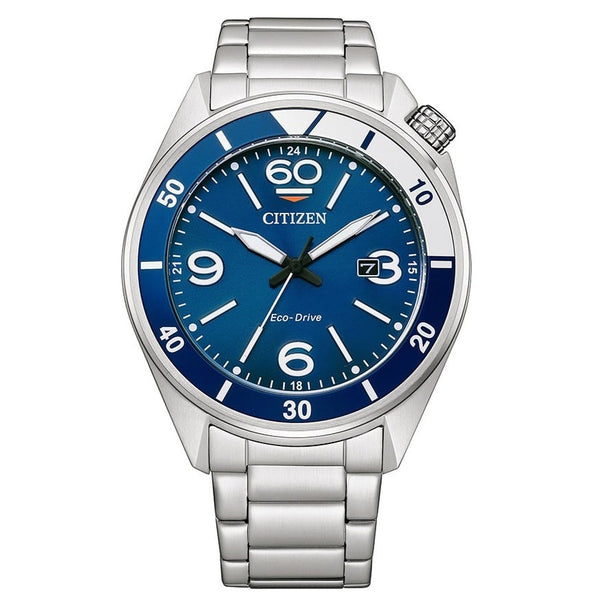 Reloj Citizen Corso Eco-Drive Hombre Acero Esfera Azul - Reloj original en Guatemala