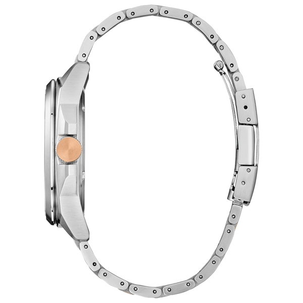 55L Reloj Citizen Endicott Hombre Acero Bicolor Azul - Vista lateral