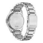 Reloj 89L Citizen Eco-Driver hombre pulsera de metal - Vista trasera