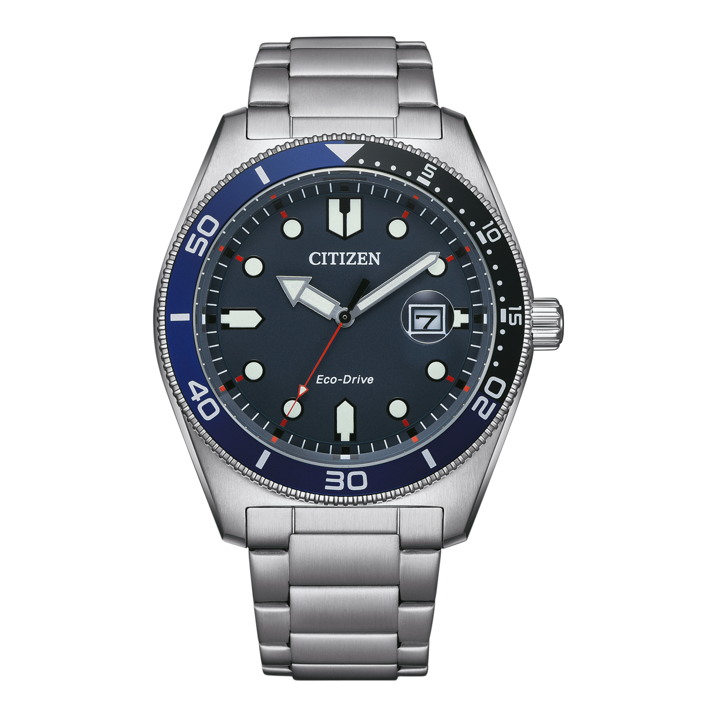 Reloj 89L Citizen Eco-Driver hombre pulsera de metal - Reloj original en Guatemala