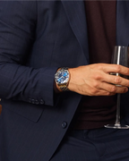 53L Citizen Eco-drive reloj para hombre pulsera de metal - Vista trasera