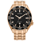Reloj Citizen Corso Eco-Drive Hombre Acero Dorado Rosa - Reloj original en Guatemala