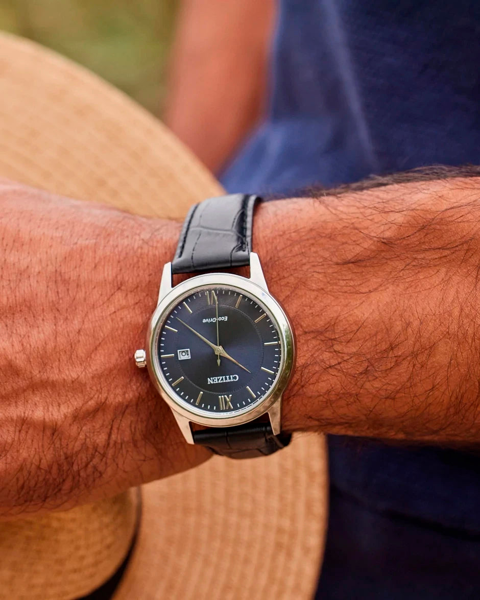 09L Reloj Citizen Classic de hombre banda de piel - Vista trasera
