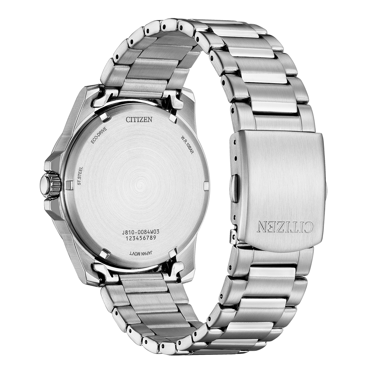 AW1816-89L Citizen Reloj Eco-drive para hombre correa de metal - Acero Inoxidable Plateado