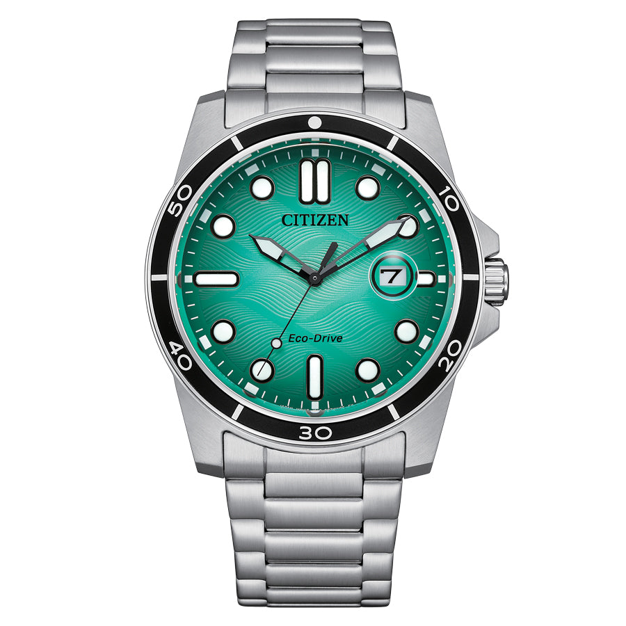 AW1816-89L Citizen Reloj Eco-drive para hombre correa de metal - Acero Inoxidable Plateado