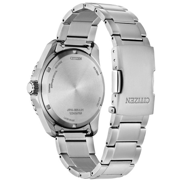 Reloj Citizen Brycen Hombre Titanio Esfera Naranja - Vista lateral