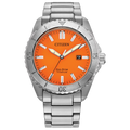 Reloj Citizen Brycen Hombre Titanio Esfera Naranja - Reloj original en Guatemala