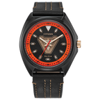Reloj 05W Citizen Tony Stark Iron Man Edición Marvel de caballero pulsera de cuero Eco-drive - Reloj original en Guatemala