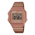 B-650WC Reloj Casio Vintage Mujer Acero Oro Rosa - Reloj original en Guatemala