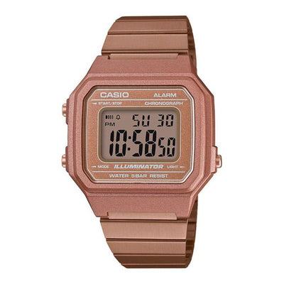 B-650WC-5A Reloj Casio para Señorita, Vintage Clásico Illuminator - Rosa